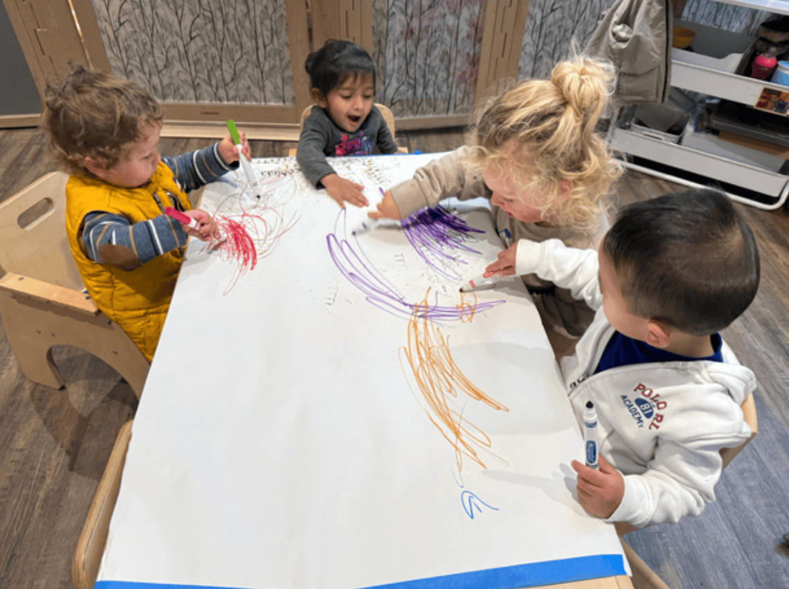 The Magic of Unstructured Art in Play-Based Preschool