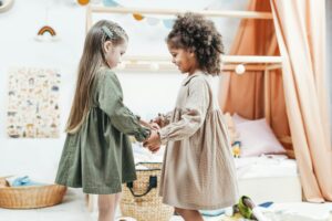 Toddler Playing Together
